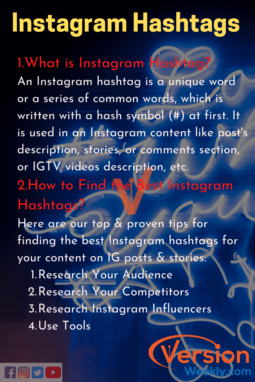 About Instagaram Hashtags to improve followers