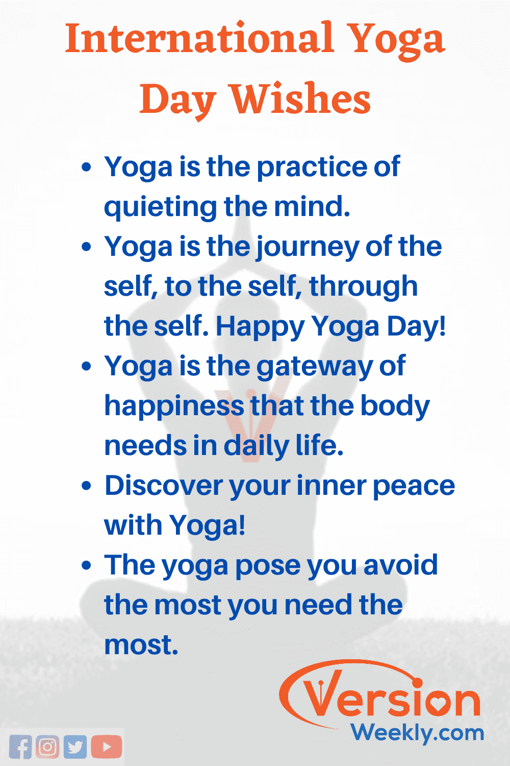 International Yoga Day Wishes