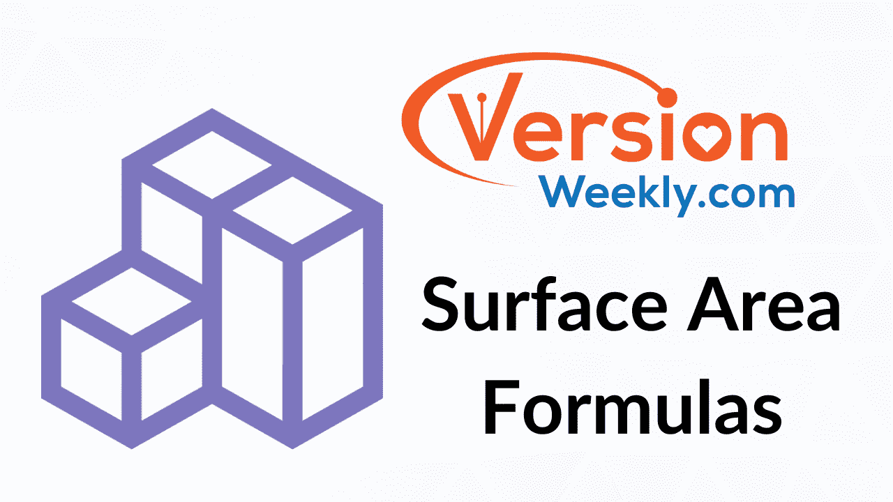 Surface Area Formulas